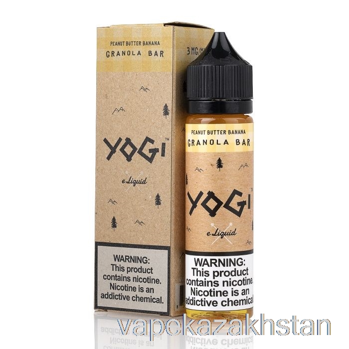 Vape Smoke Peanut Butter Banana Granola Bar - Yogi E-Liquid - 60mL 0mg